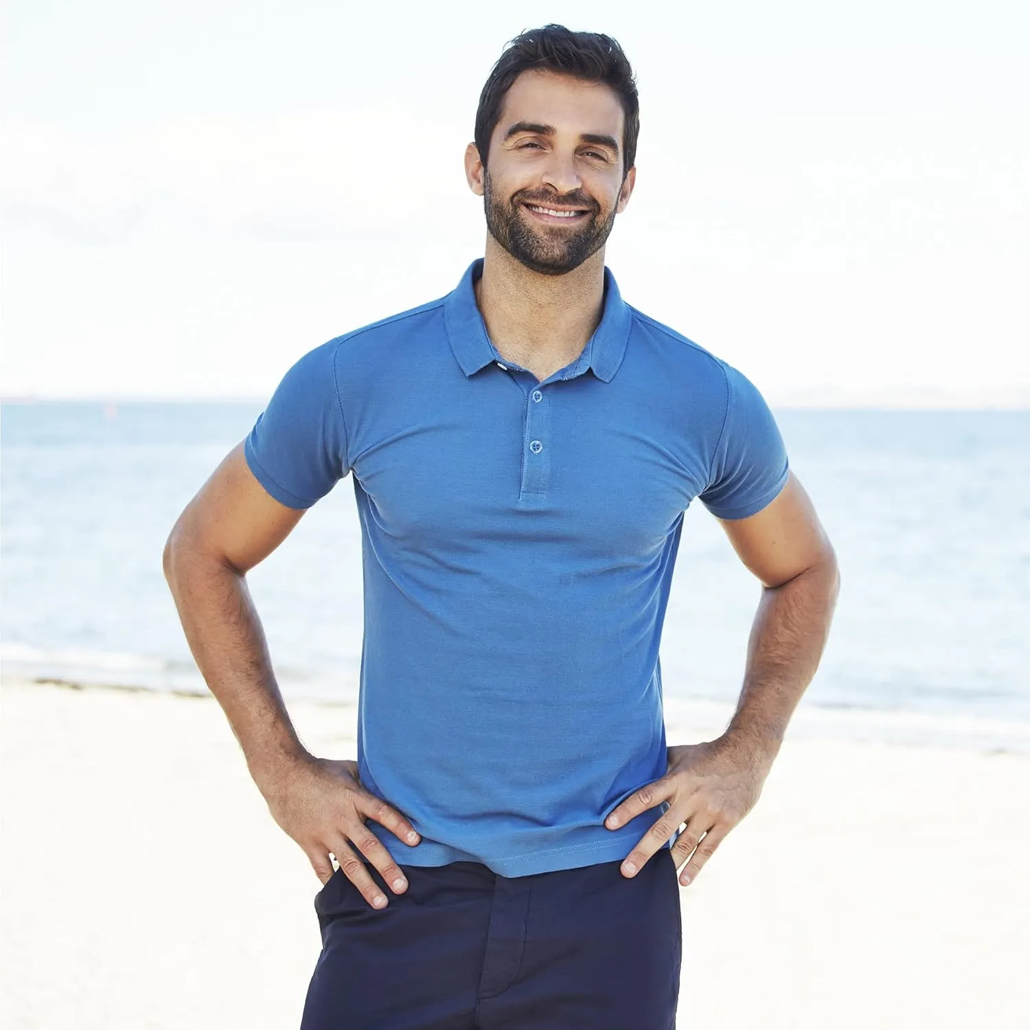 4/5 Pack Mens Polo Shirts Short Sleeve Quick Dry Moisture Wicking Casual Golf T Shirts for Men