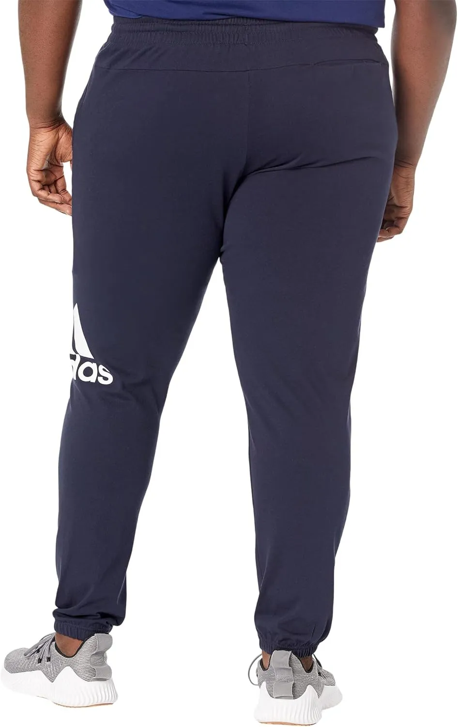 adidas Men's Essentials Single Jersey Tapered Badge of Sport Pants