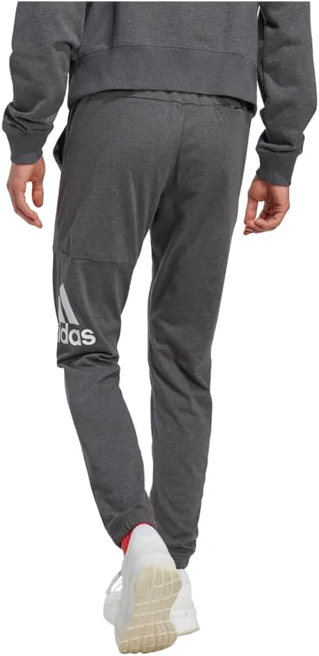 adidas Men's Essentials Single Jersey Tapered Badge of Sport Pants