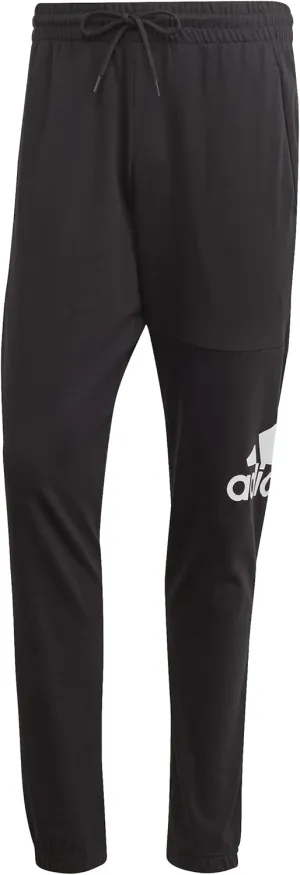 adidas Men's Essentials Single Jersey Tapered Badge of Sport Pants