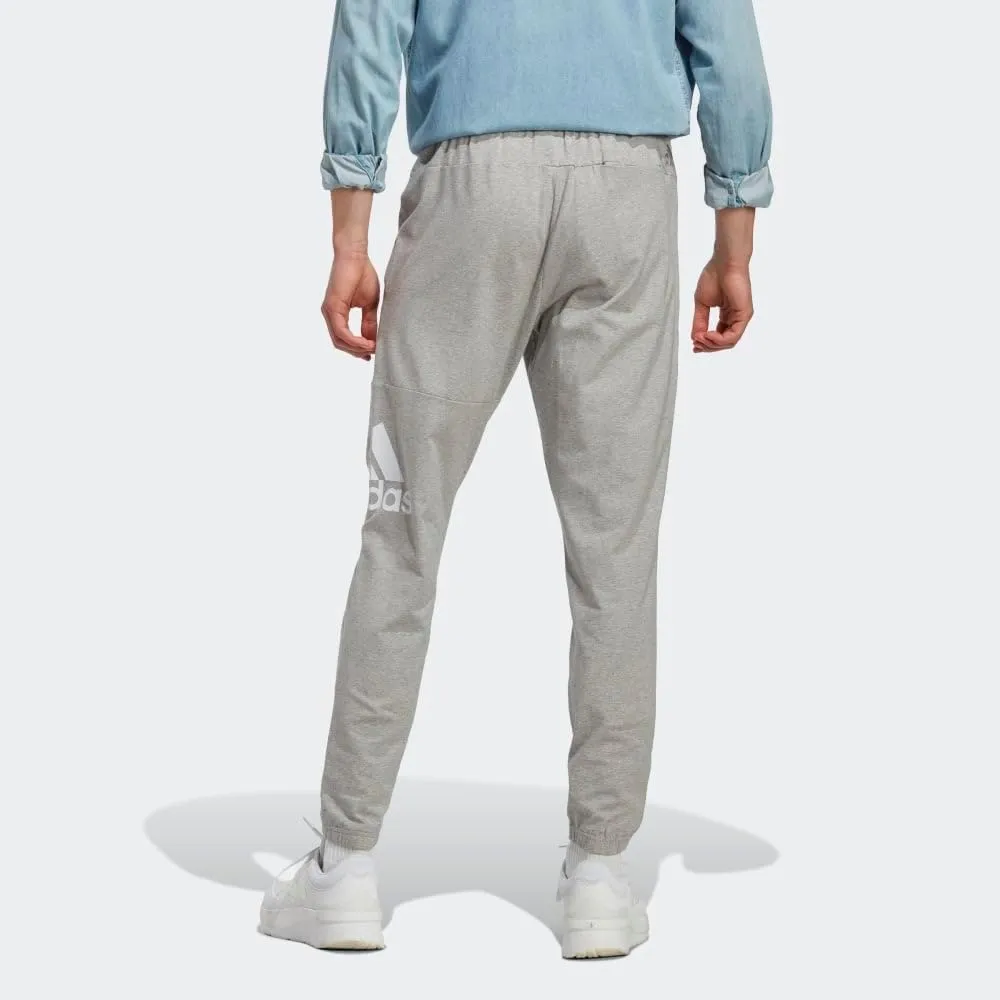 adidas Men's Essentials Single Jersey Tapered Badge of Sport Pants