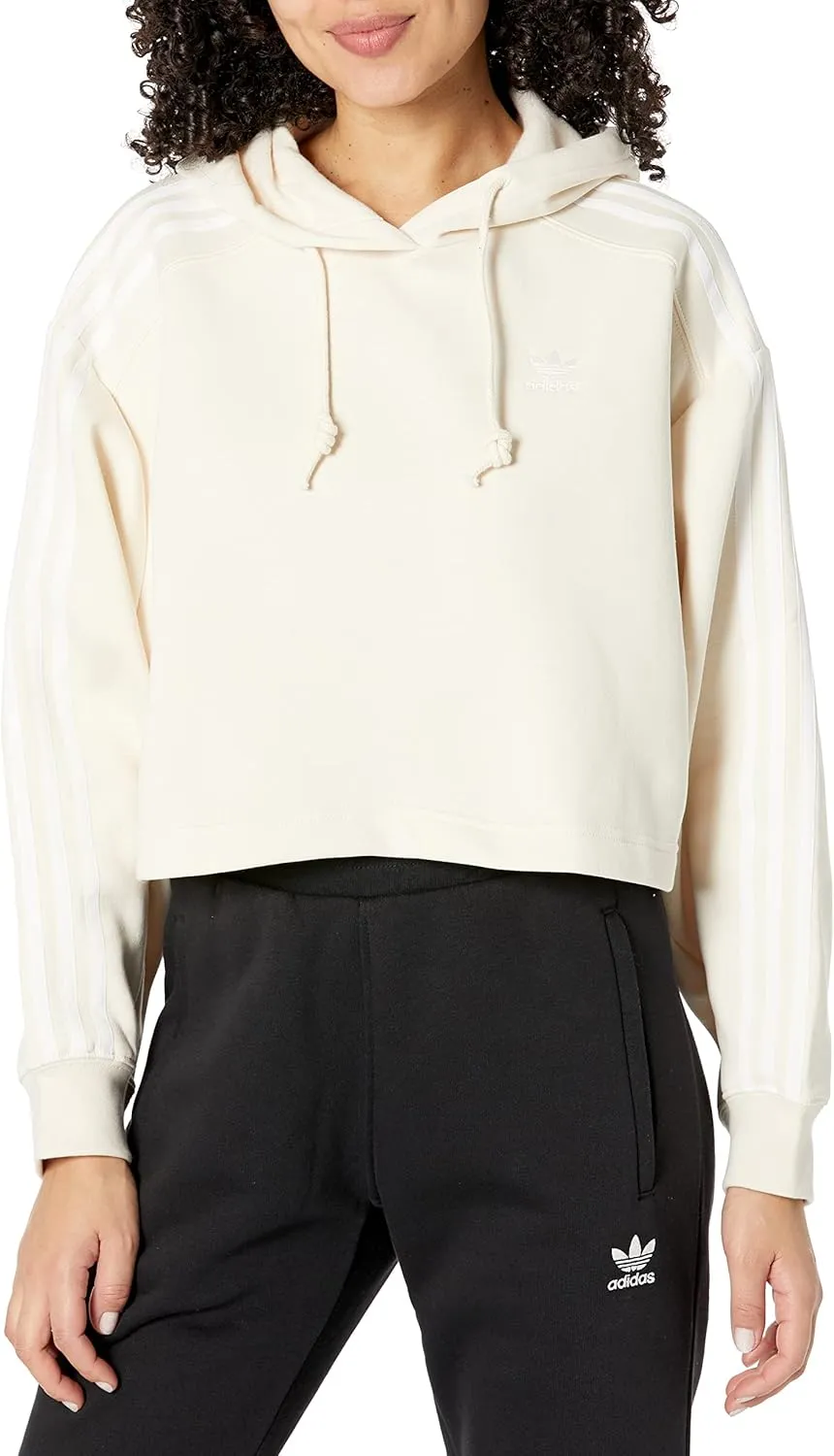 adidas Originals Women's Adicolor Classics Cropped Hoodie