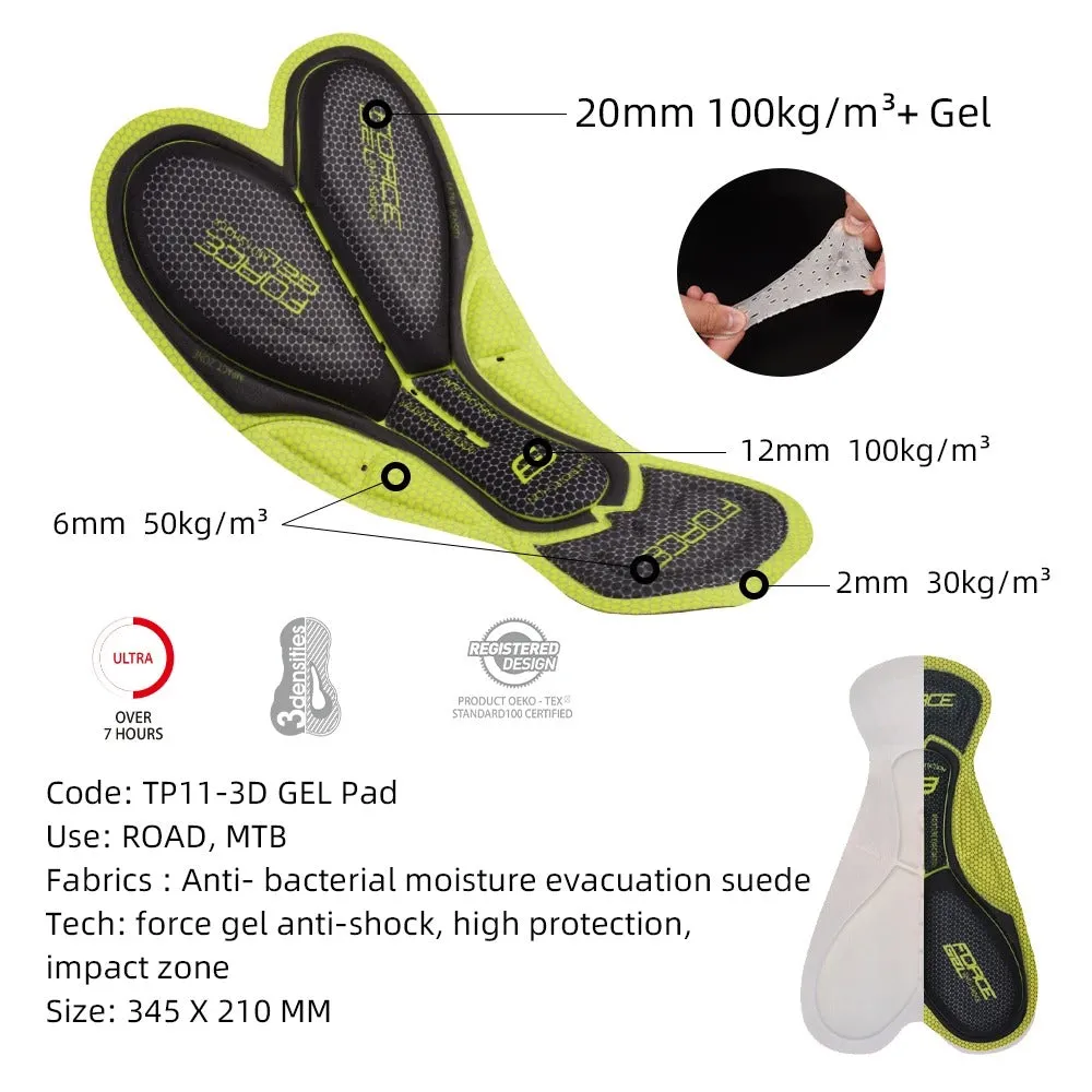 Aerodoc Blue black Gel Padded Unisex Cycling Pants with 2 Pockets & Reflector | High-Quality Performance Gear