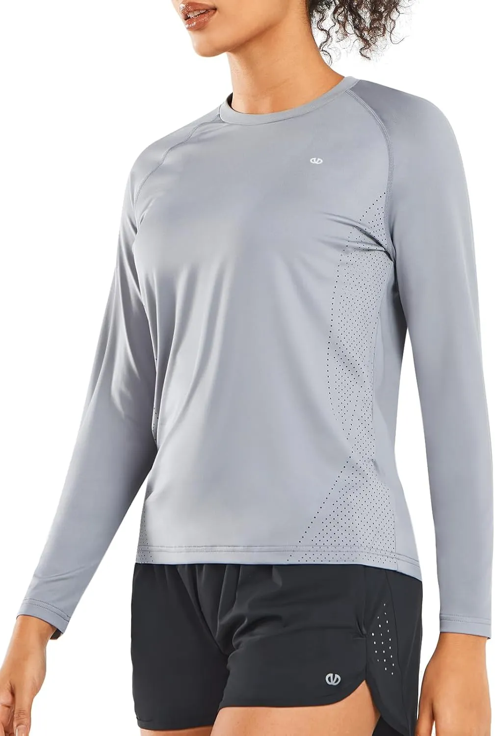 ALLZERO Rash Guard for Women UPF 50  Long Sleeve Sun Shirts Quick Dry SPF Shirts for Workout Hiking Fishing