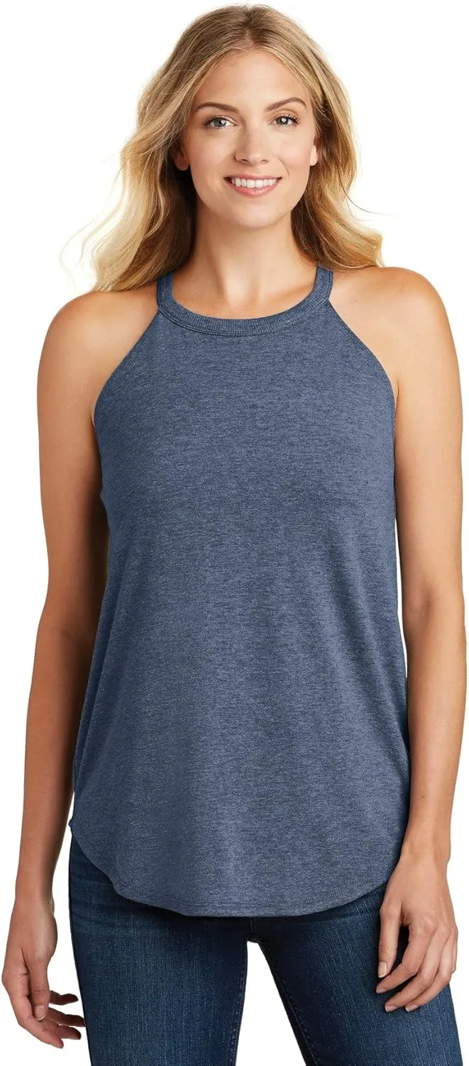 Apparel Globe Womens Perfect Tri-Rocker Tank Top 4.5-Ounce, 32 Singles 2X1 Rib Knit Neck Curved Hem Tear-Away Label Camisole