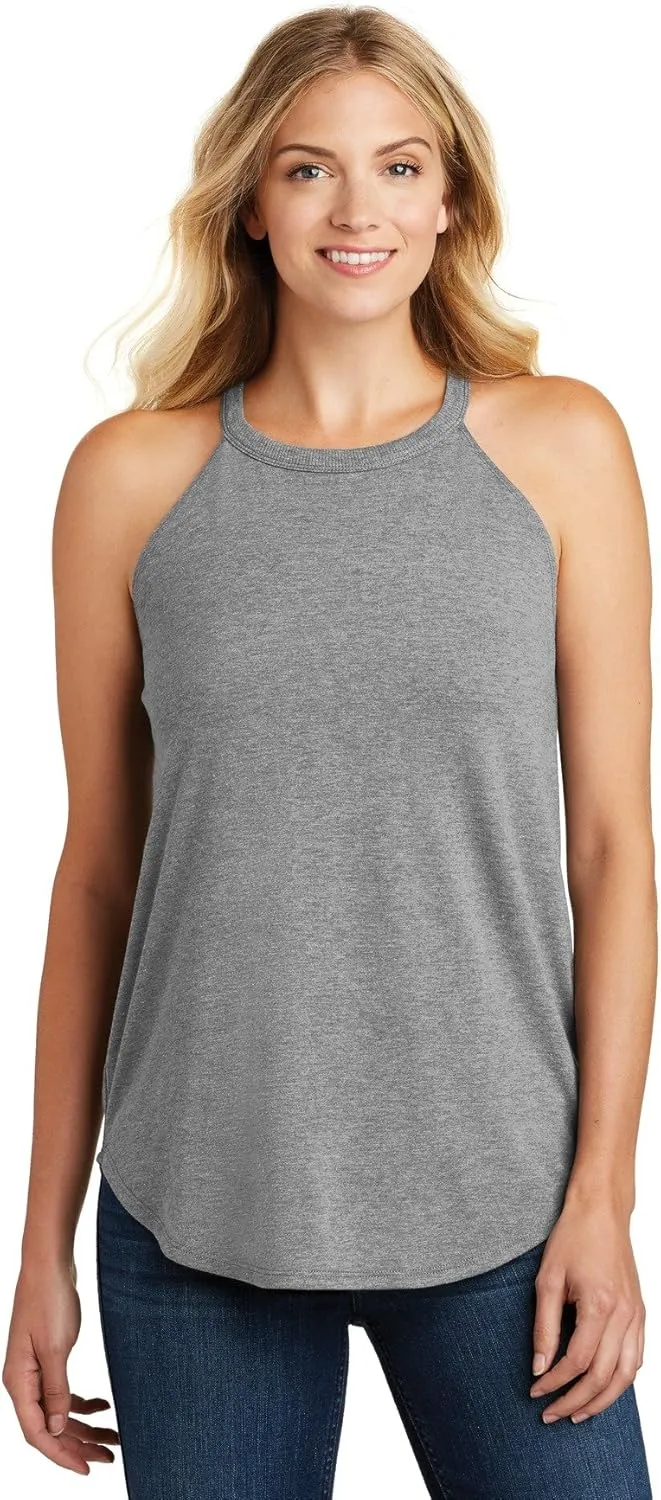 Apparel Globe Womens Perfect Tri-Rocker Tank Top 4.5-Ounce, 32 Singles 2X1 Rib Knit Neck Curved Hem Tear-Away Label Camisole