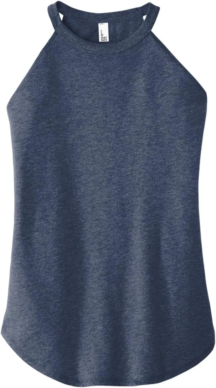 Apparel Globe Womens Perfect Tri-Rocker Tank Top 4.5-Ounce, 32 Singles 2X1 Rib Knit Neck Curved Hem Tear-Away Label Camisole