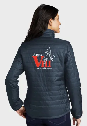 Area 8 Young Riders Port Authority Ladies Packable Down Jacket