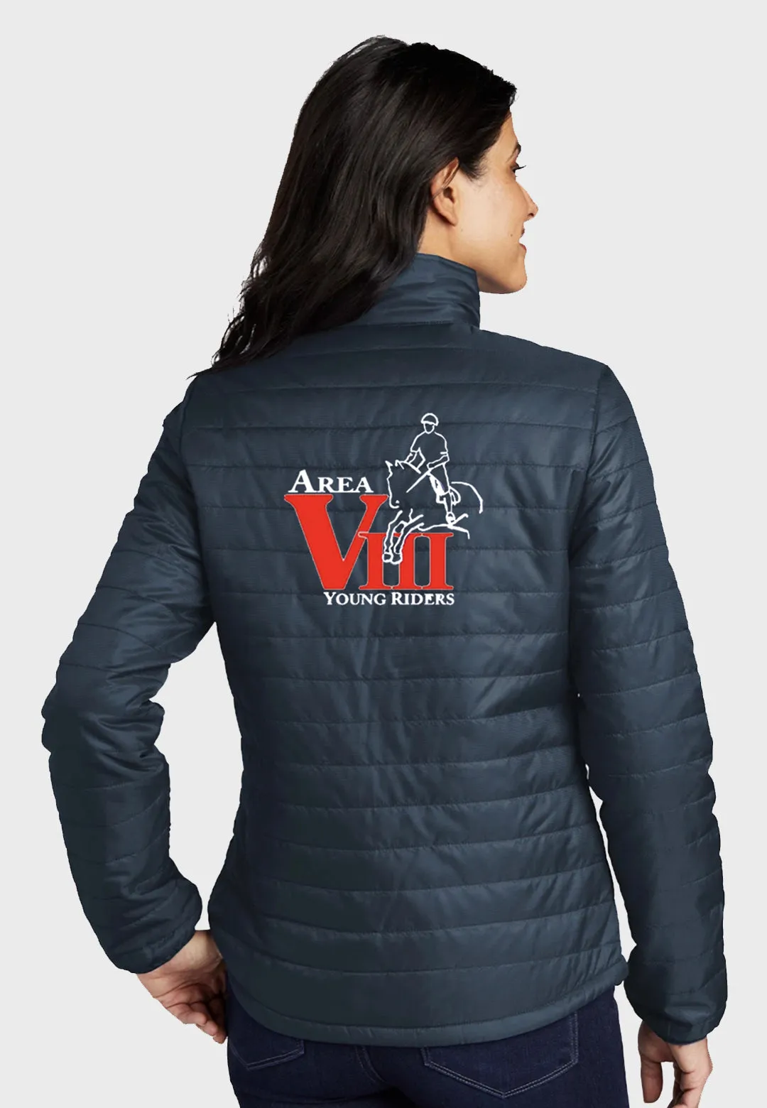 Area 8 Young Riders Port Authority Ladies Packable Down Jacket