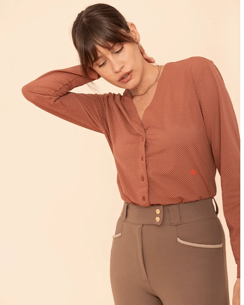 Arqana - Chemise perforée