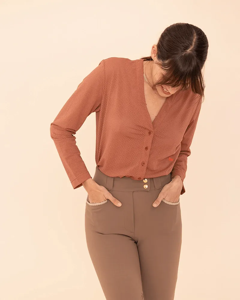 Arqana - Chemise perforée