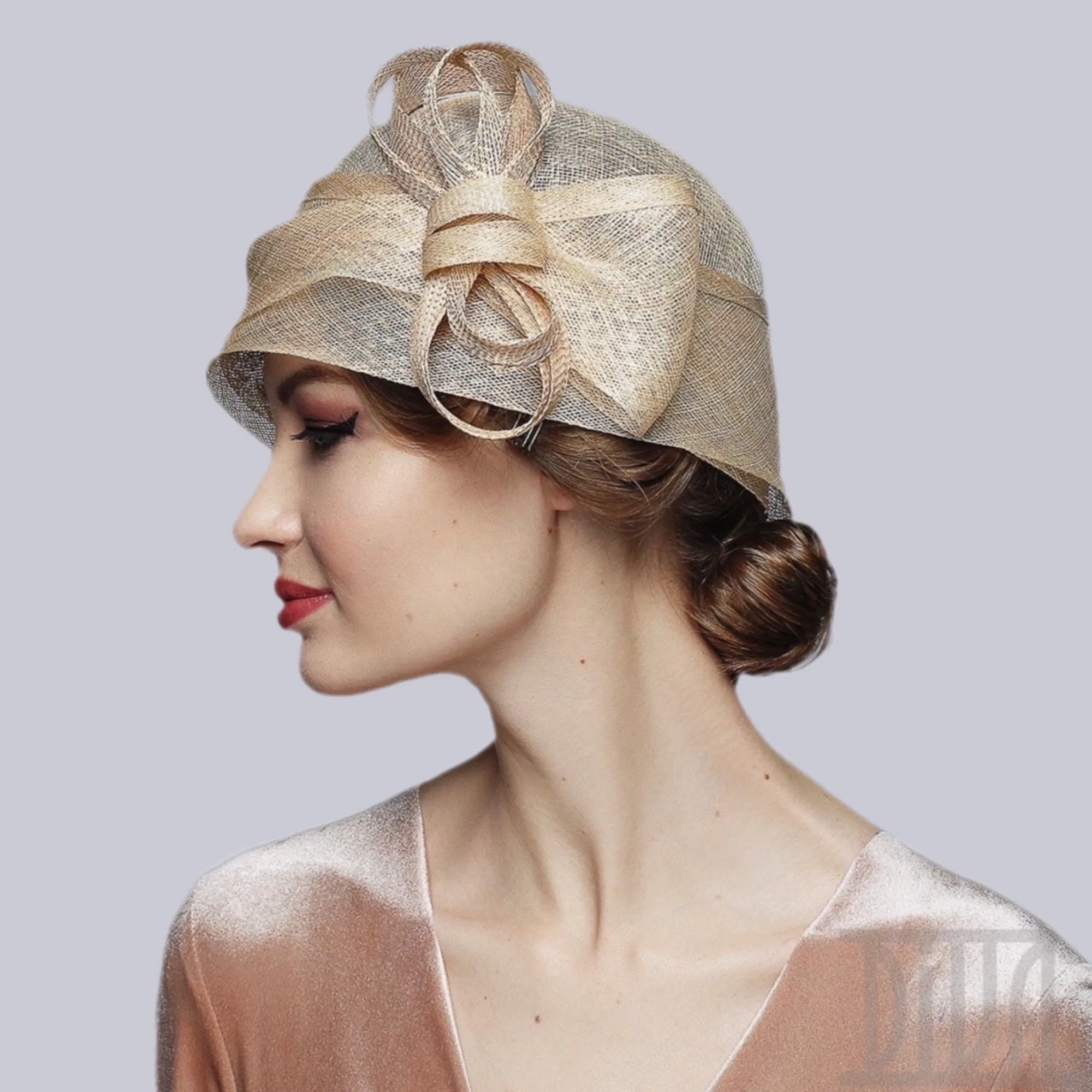 Artistic Cloche Derby Hat for Women
