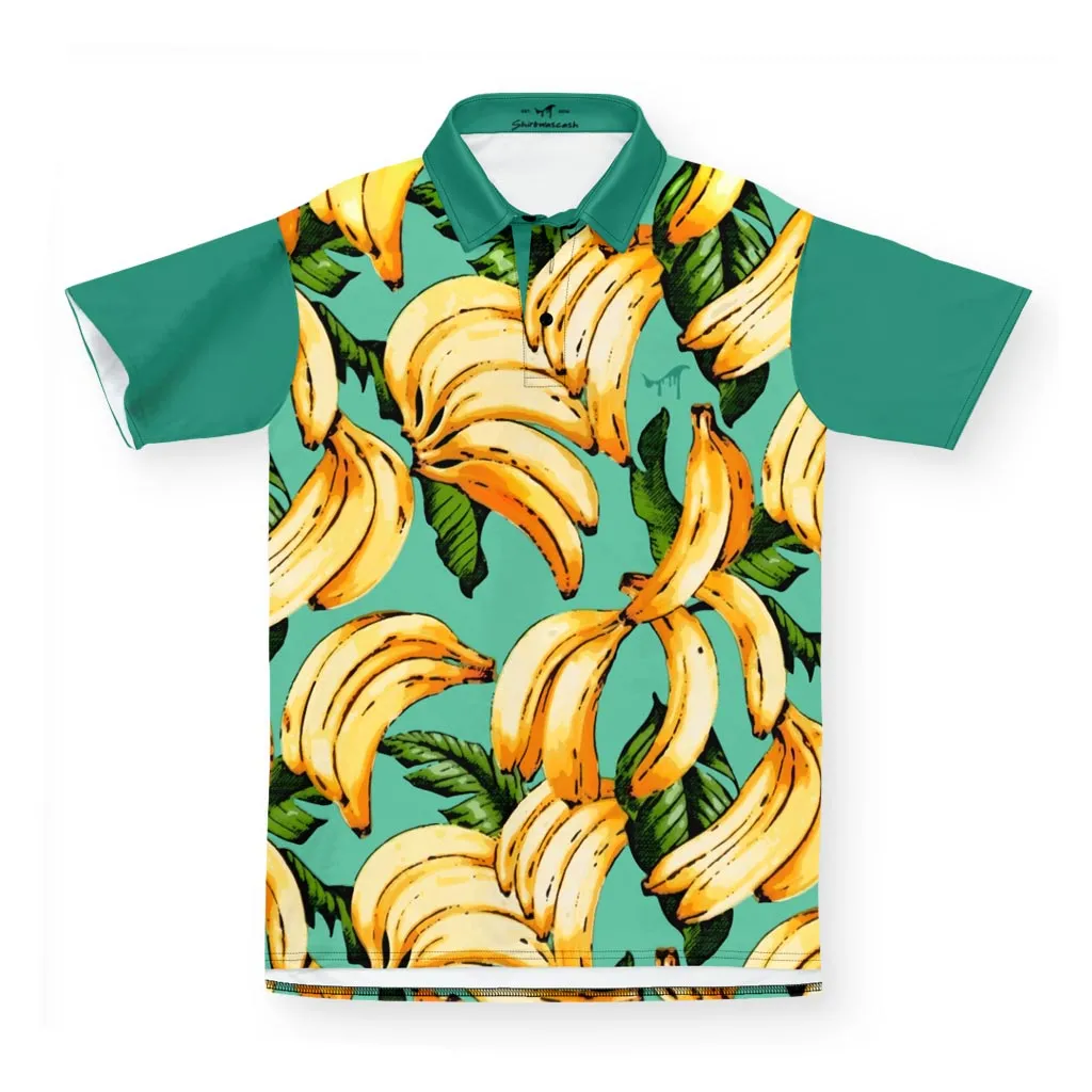 Banana Spruce Polo Shirt