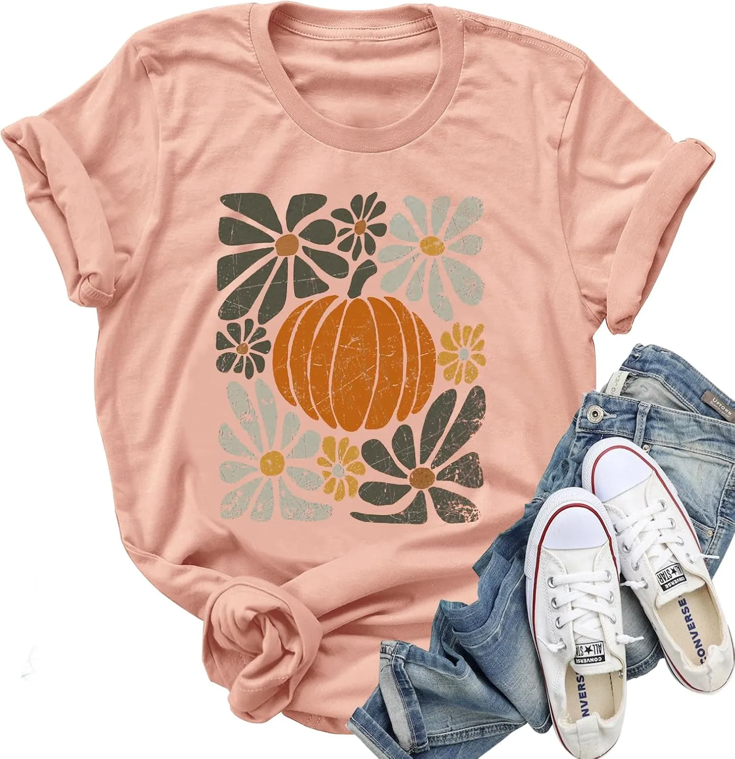 Basic Witch Halloween T Shirt Women Vintage Graphic Coffee Tees Shirt Short Sleeve Casual Funny Halloween Party Shirts
