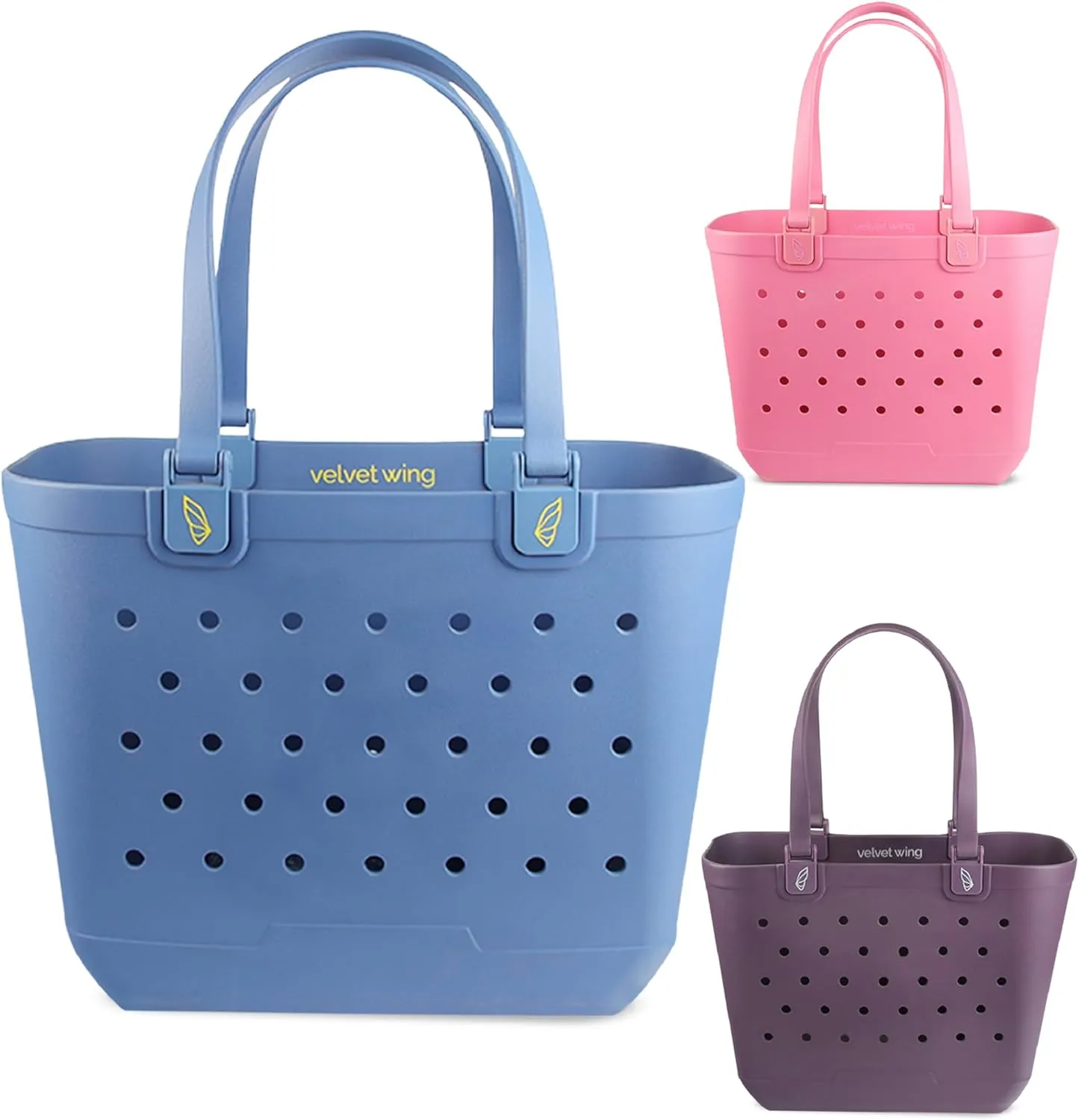 Beach Tote Bag XL size  Waterproof Tip Proof Rubber Tote for Travel, Pool, Groceries Sports & more