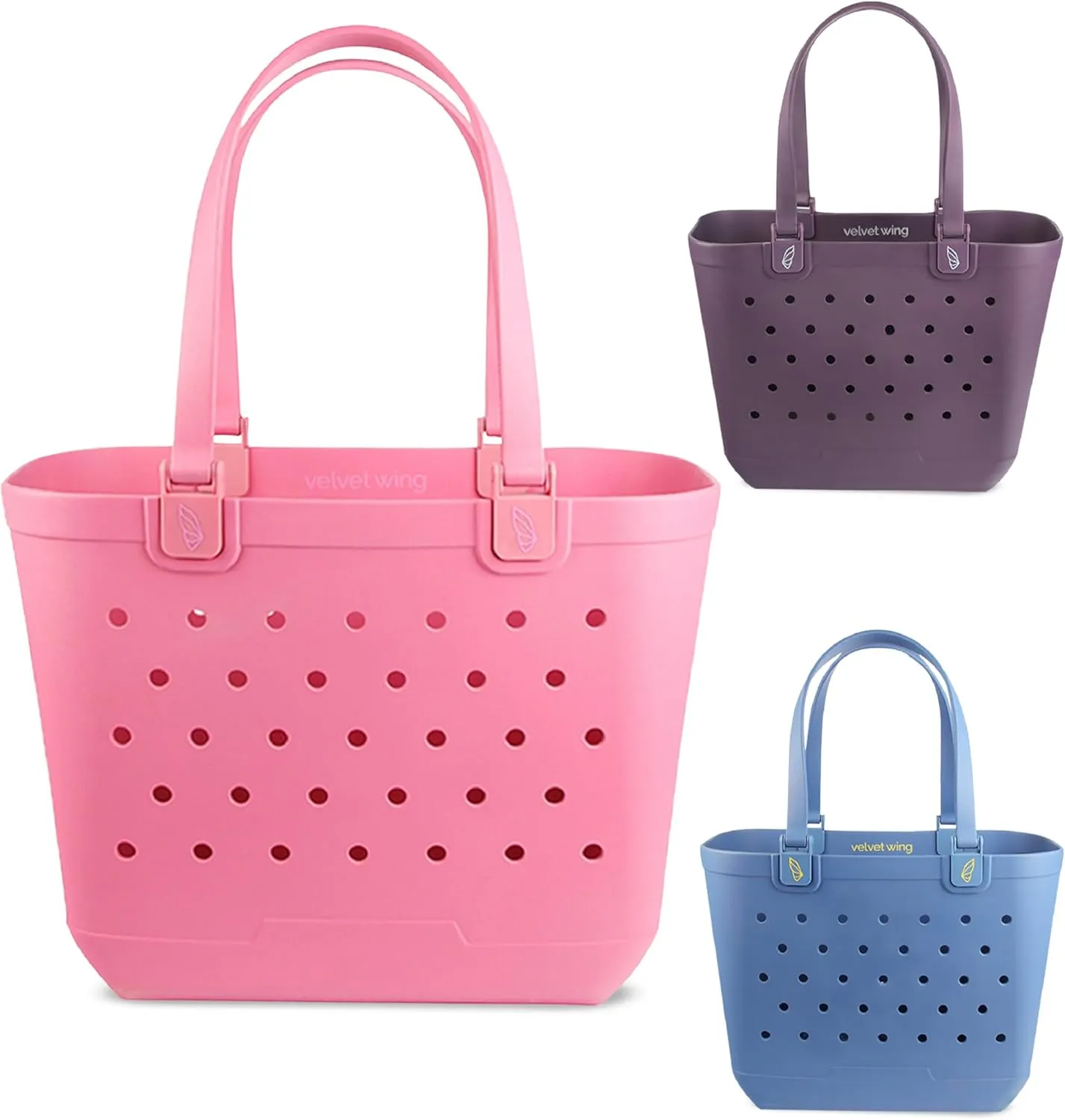 Beach Tote Bag XL size  Waterproof Tip Proof Rubber Tote for Travel, Pool, Groceries Sports & more