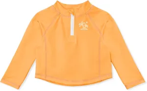 BesserBay Unisex Baby UPF 50  Half Zip Long Sleeve Rash Guard Shirt 0-36 Months