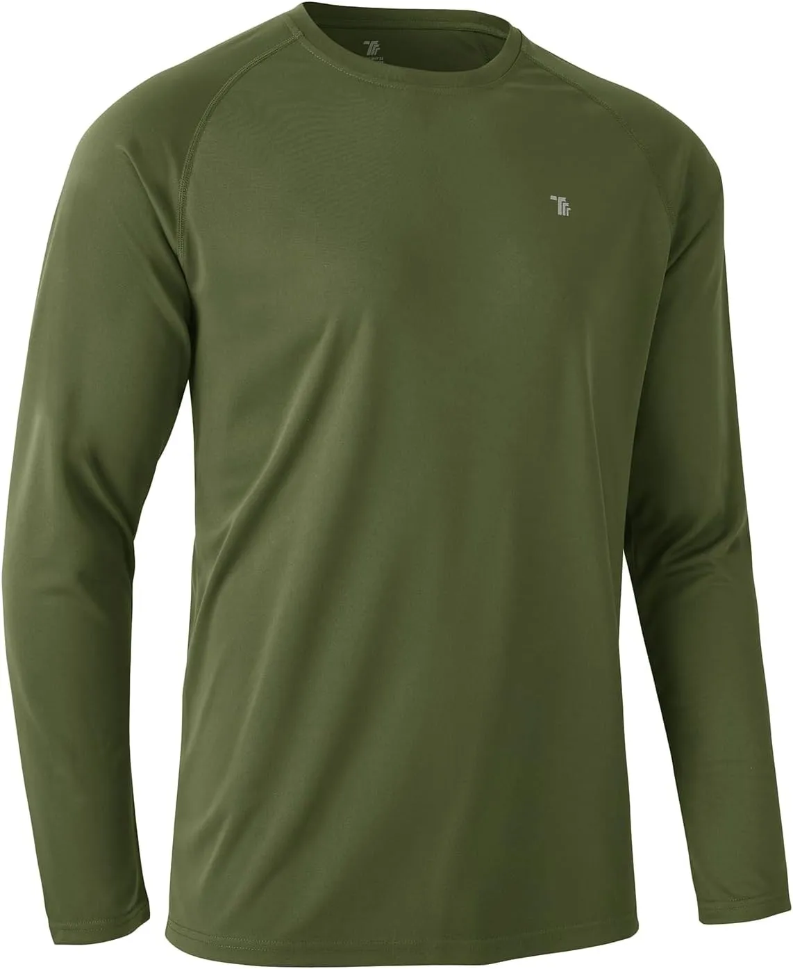 BGOWATU Men's Long Sleeve Sun Shirt Hiking Shirts UPF 50  Quick Dry Lightweight Athletic T-Shirts for Outdoor