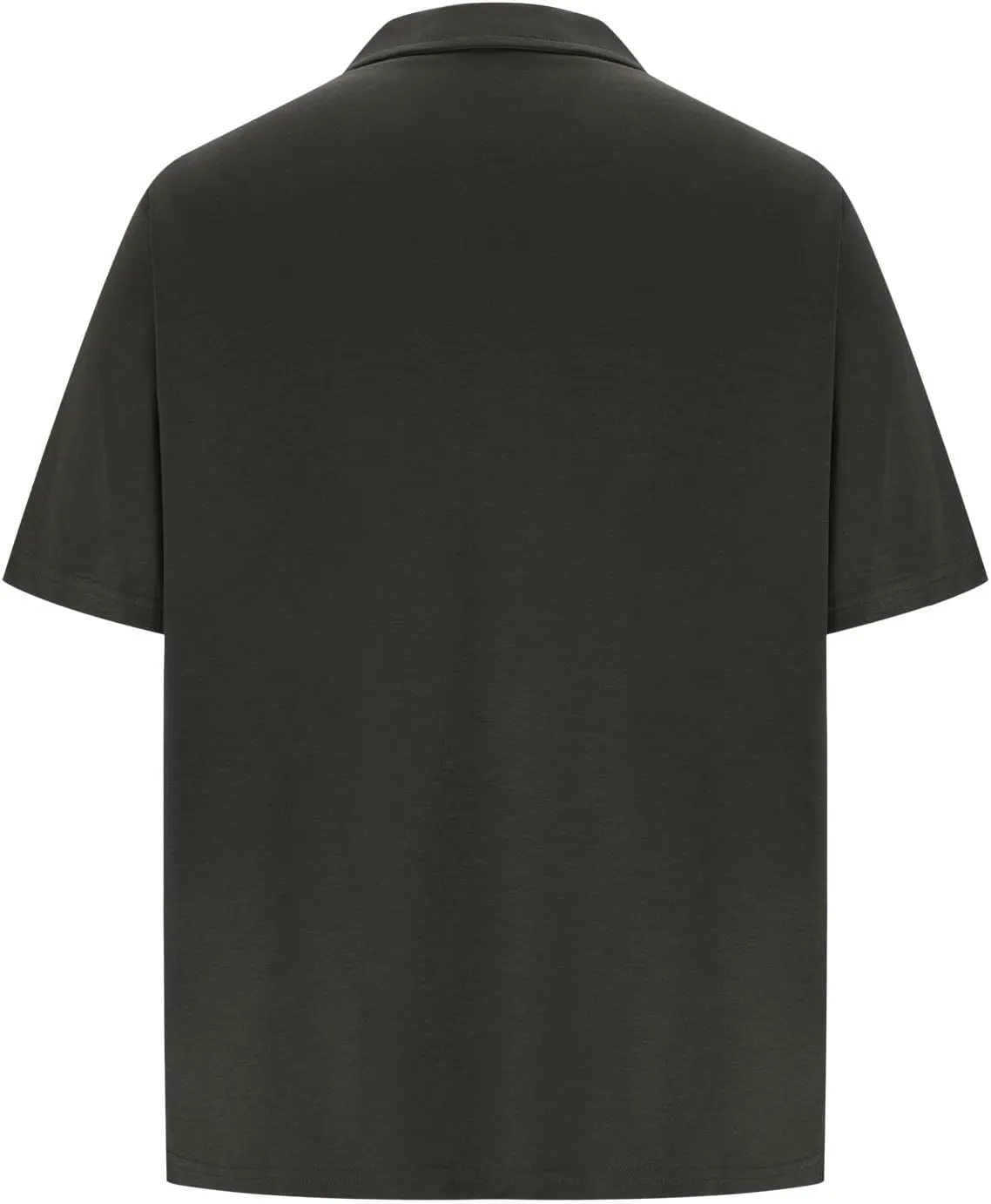 Big and Tall Polo Shirts for Men Cotton Short Sleeve Quarter Zipper Collar Shirts Casual Fashion Oversized Tops