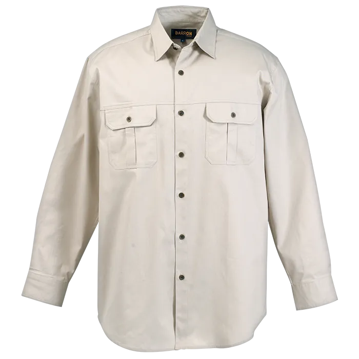 Bush Shirt Long Sleeve Mens