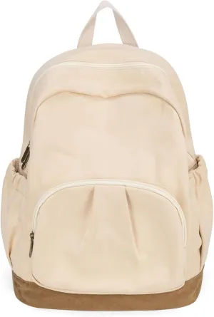 Canvas Backpack for Women Men Lightweight Bookbag for College Aesthetic Backpack for Travel Casual Daypack