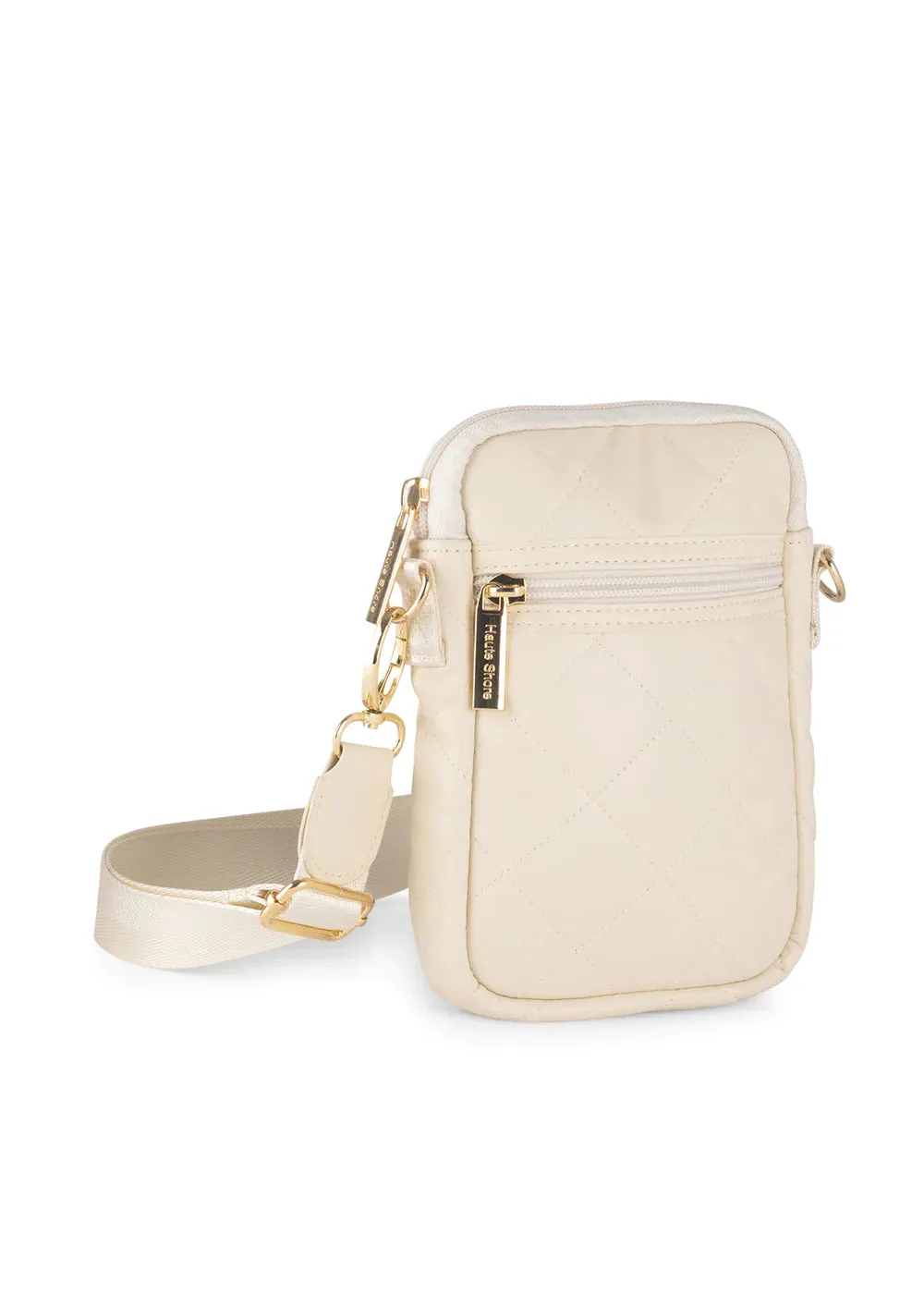 Casey Cellphone Crossbody - Vanilla