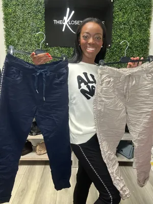 Chain-link Joggers