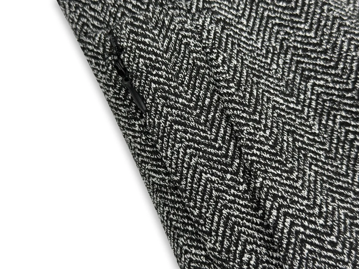 Charcoal Jacquard Stretch Knit Herringbone Jogger
