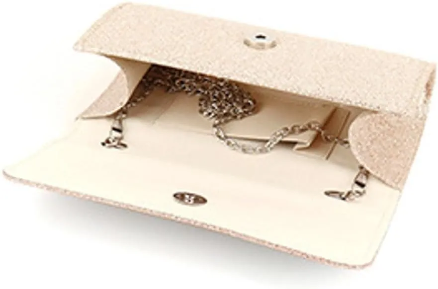 Clutch for Women Shiny Evening Bag Elegant Purse Gorgeous Handbags for Feast Party Wedding