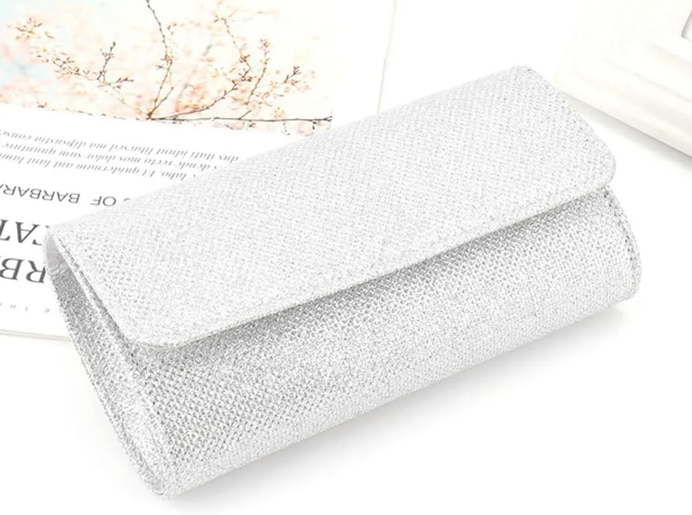 Clutch for Women Shiny Evening Bag Elegant Purse Gorgeous Handbags for Feast Party Wedding