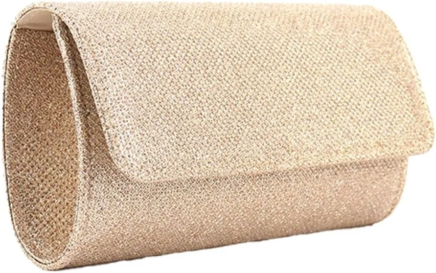 Clutch for Women Shiny Evening Bag Elegant Purse Gorgeous Handbags for Feast Party Wedding