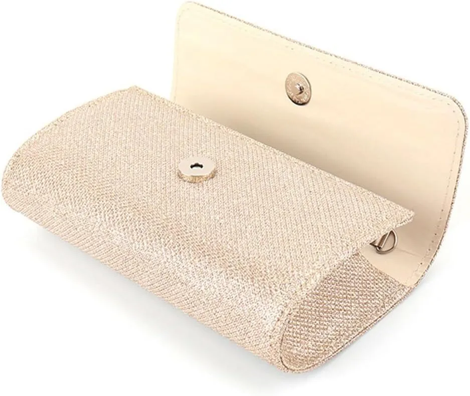Clutch for Women Shiny Evening Bag Elegant Purse Gorgeous Handbags for Feast Party Wedding