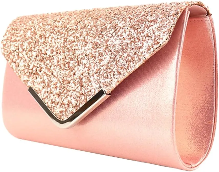 Clutch for Women Shiny Evening Bag Sparkly Purse Gorgeous Handbags for Party Wedding