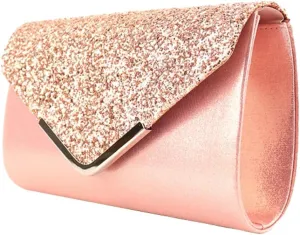 Clutch for Women Shiny Evening Bag Sparkly Purse Gorgeous Handbags for Party Wedding