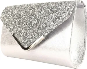 Clutch for Women Shiny Evening Bag Sparkly Purse Gorgeous Handbags for Party Wedding