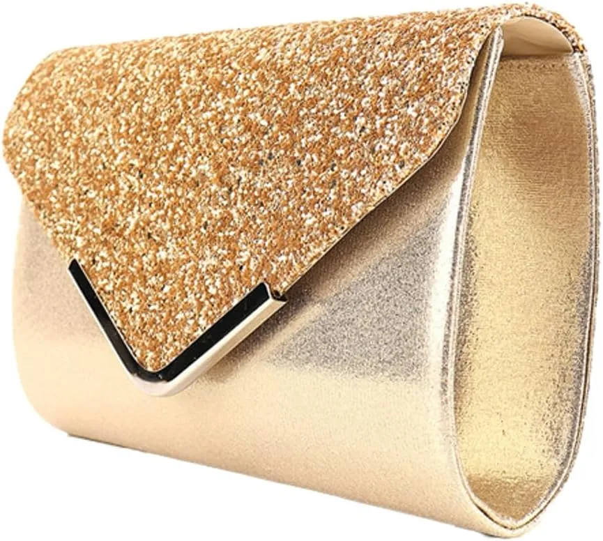 Clutch for Women Shiny Evening Bag Sparkly Purse Gorgeous Handbags for Party Wedding