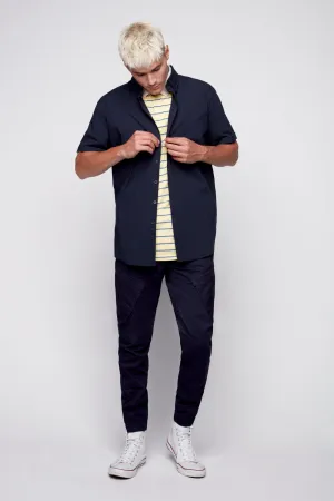 COHEN - 5 Pocket Stretch Poplin Cargo Jogger - Dark Navy