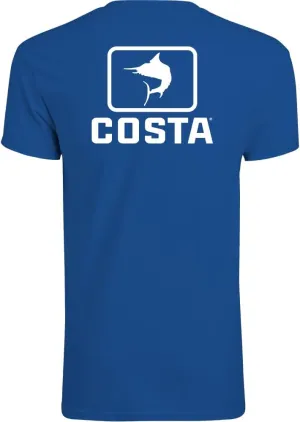 Costa Del Mar Unisex Adult Emblem Marlin Short Sleeve T-Shirt