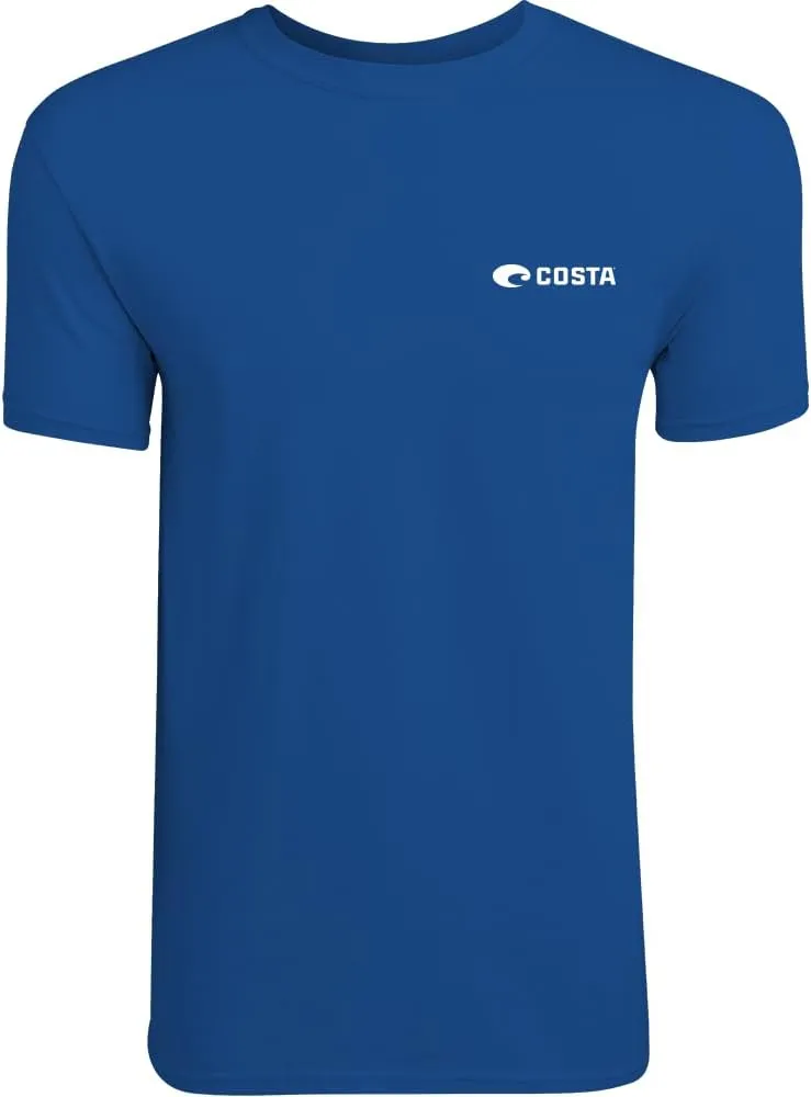 Costa Del Mar Unisex Adult Emblem Marlin Short Sleeve T-Shirt