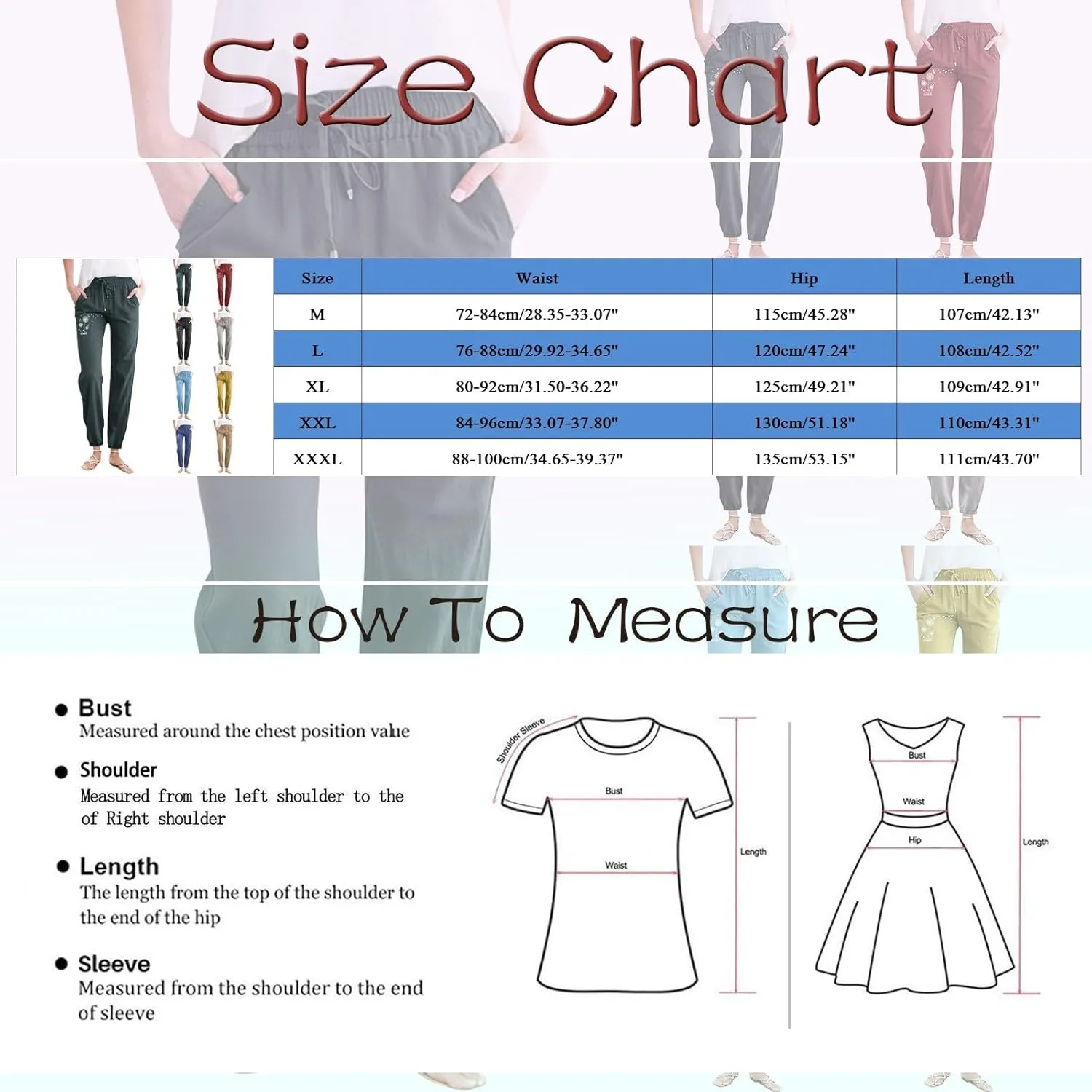 Cotton Pants for Women Palazzo Baggy Pants Cotton Boho Casual Gauze Long Pant Wide Leg Lounge Trousers with Pockets