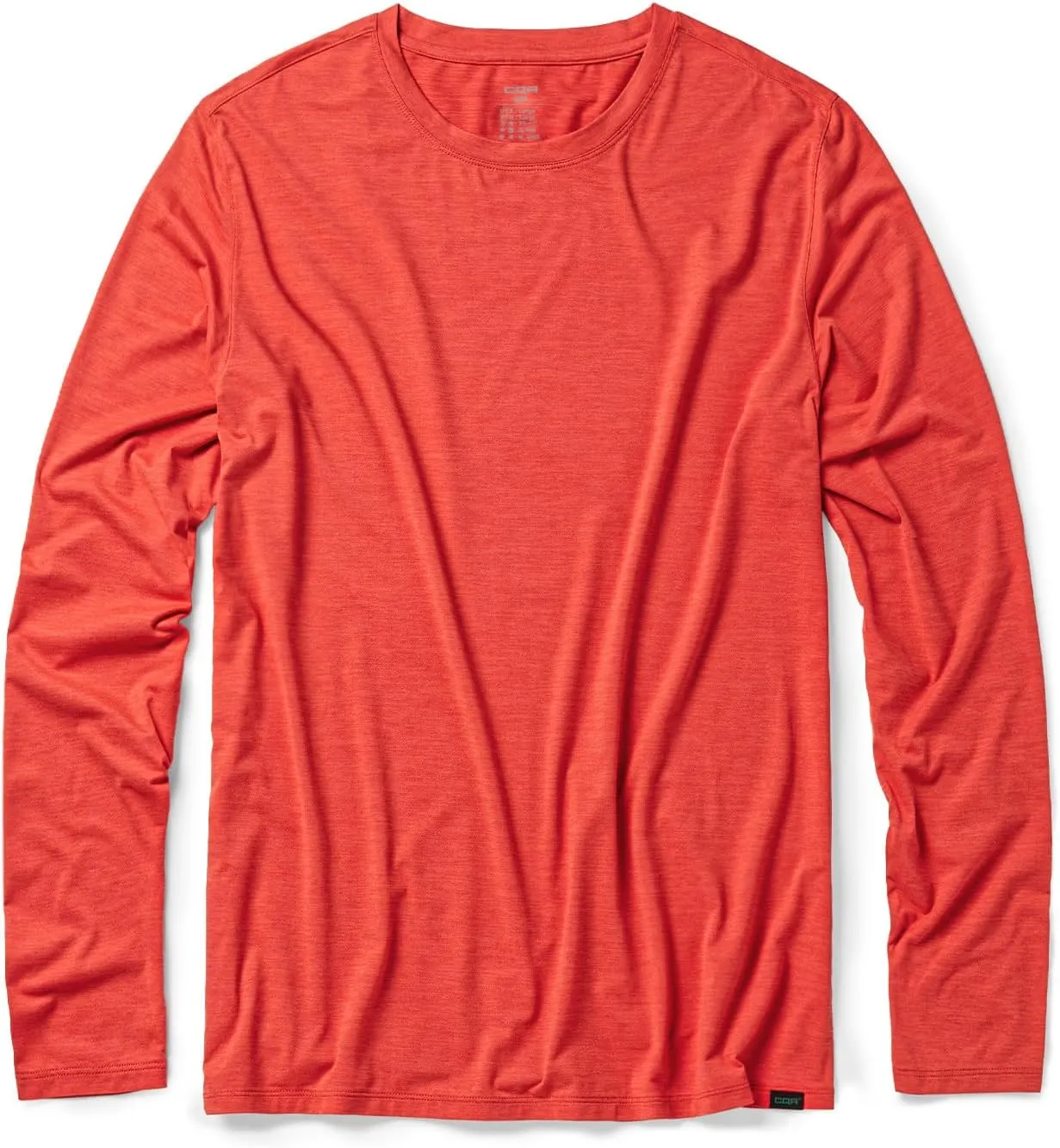 CQR Men's UPF50  Sun Protection Shirts, Quick Dry Long Sleeve Rash Guard, Athletic Running Workout Fishing Cooling Shirts
