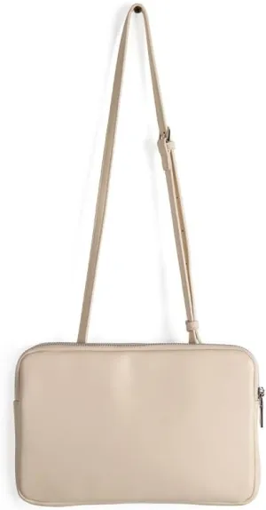 Crossbody Bag for Women PU Leather Purses Two-layer Shoulder Bag Satchel for Work Vacation