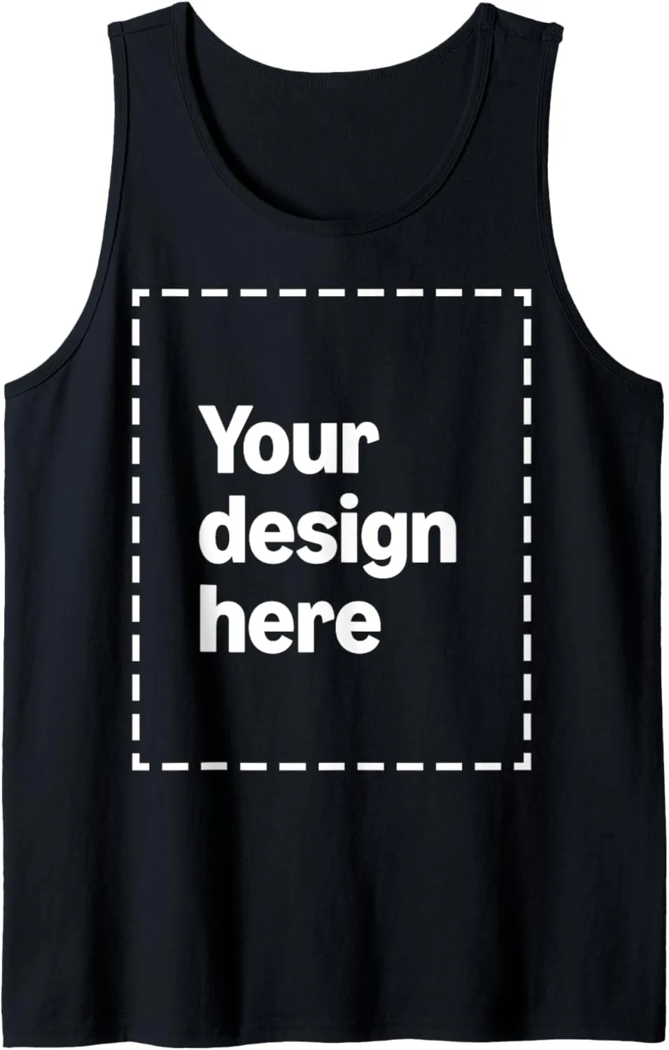 Custom Tank Top with Your Image for Men and Women by Modify by Amazon Merch on Demand