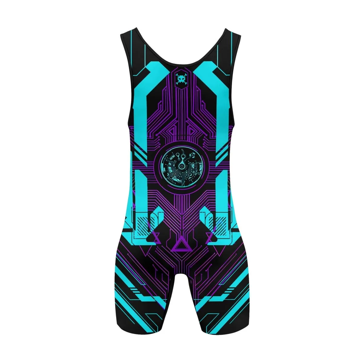 Cyberpunk Ultraviolet Wrestling Singlets