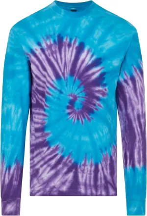 DARESAY Long Sleeve Tie Dye T-Shirt, for Men, Women and Teens (Up to 5XL)