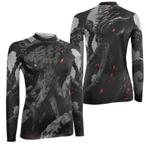 Darkness Cthulhu Women's Long Sleeve Rash Guard