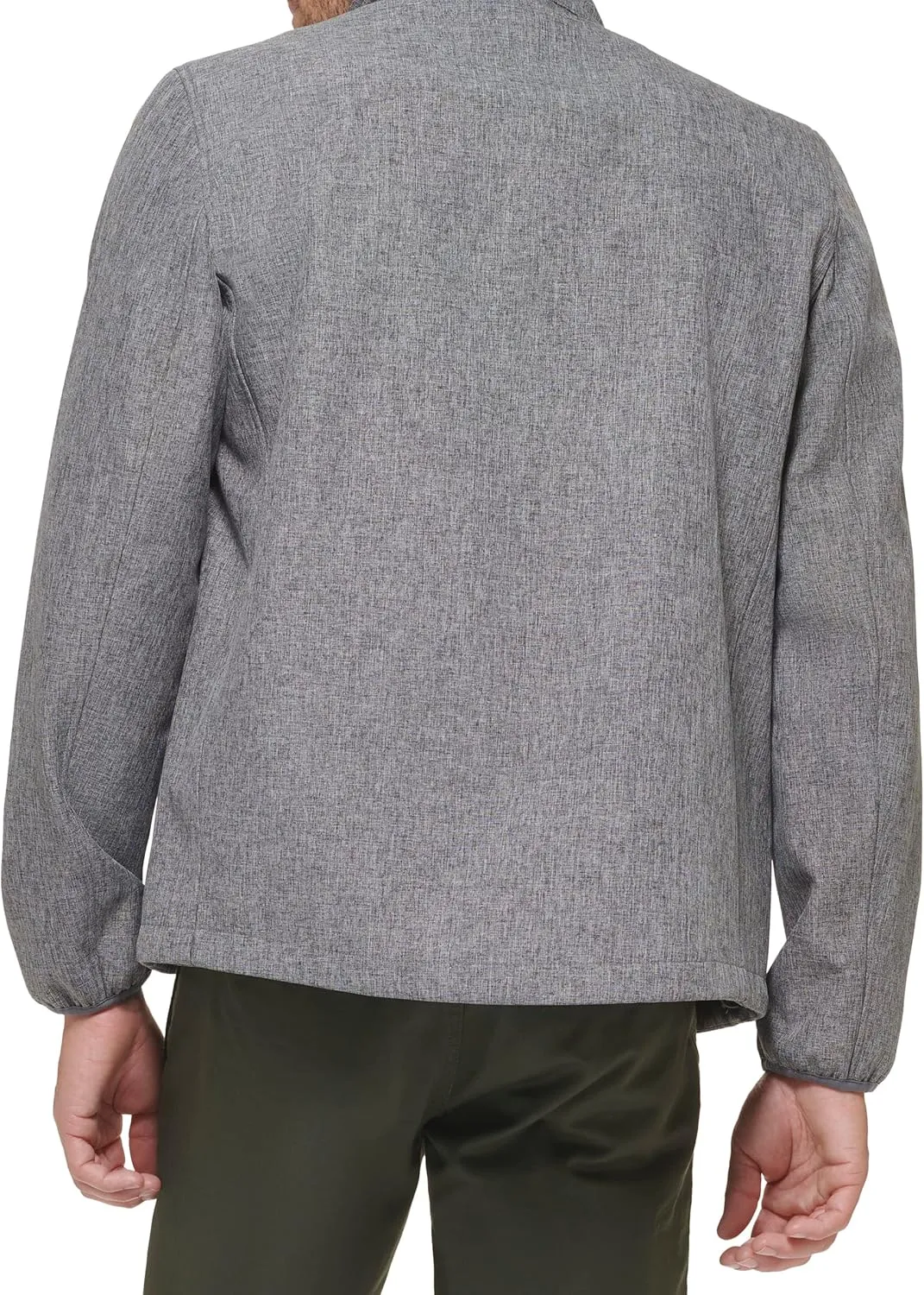 Dockers Men's Clean Zip-up Softshell Jacket