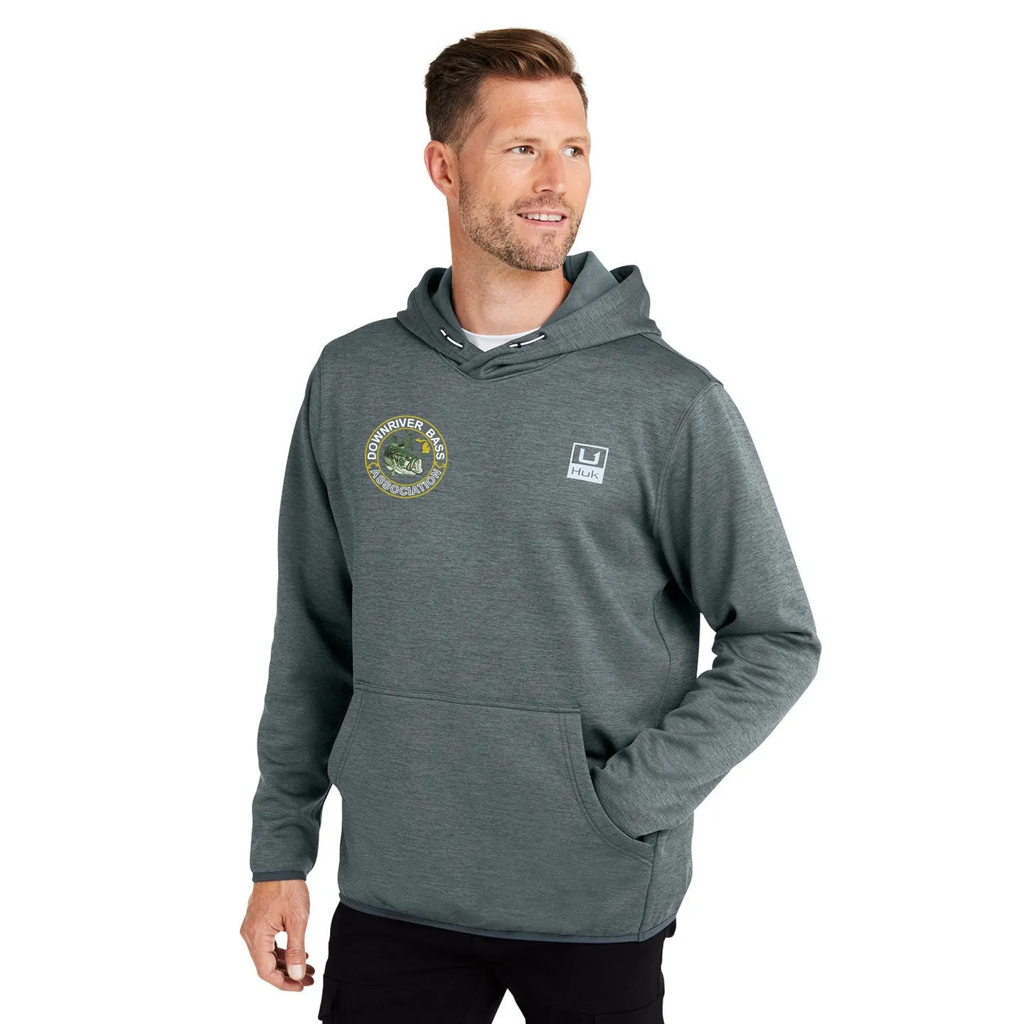 Downriver Bass - Huk Men's Performance Fleece Pullover Hoodie