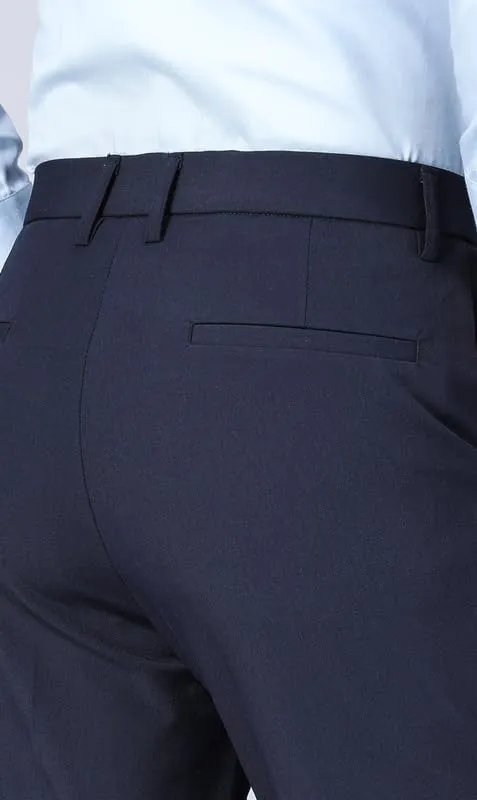 ESSYSHE Mens Slim Fit Dress Pants Flat Front Tapered Dress Pants Stretch Suit Pants for Men
