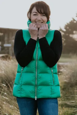 Ester Packable Down Vest - Emerald